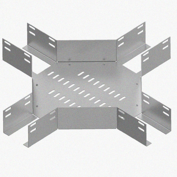 Лоток крестообразный перфорированный КМ 300х80 У3, окрашенный, S1,5