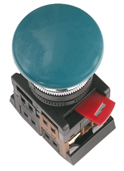 Кнопка управления AEА-22 "Грибок" d=22мм 1з+1р зеленая IEK