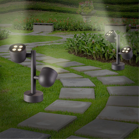 Ландшафтный св-к IP65 LED 3000К 20W 100-240V GALEATI темно-серый B NOVOTECH