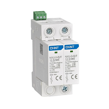 Ограничитель импульсных перенапряжений NXU-Ⅰ+Ⅱ/F 2П In=25кА Uc=275В Im=50кА CHINT