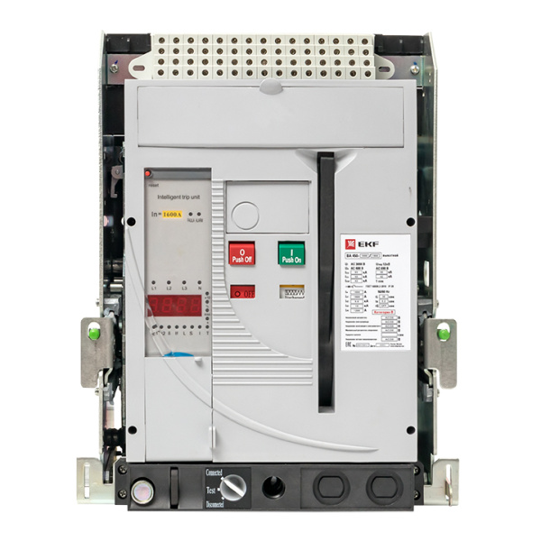 Выключатель автоматический ВА-450 1600/1600А 3П 55кА выкатной EKF