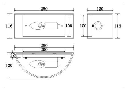 Бра 1*E14 40Вт Хром IP20 Ripple MOD096WL-01CH Maytoni