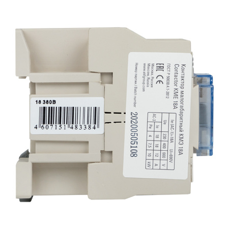 Контактор КМЭ малогабаритный 18А 380В 1NO PROxima EKF