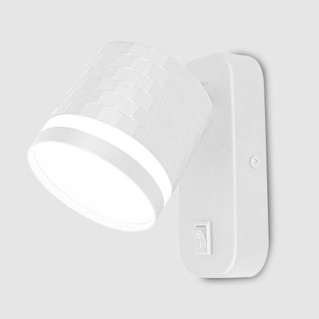 Бра GWL-GX53-M-IP20 Белый С боковым рассеивателем Кирпич General