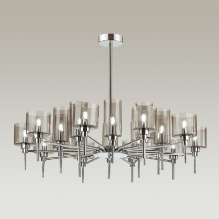Люстра E14 20*40W DIATRA хром/дымчатый ODEON LIGHT