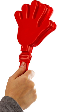 Ладошка-хлопушка болельщика пластиковая, 69999 ЗУБР