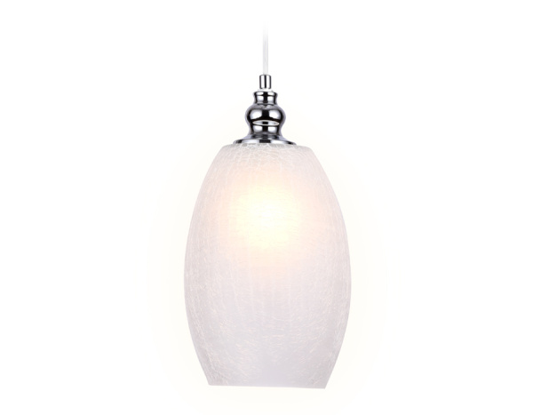 Подвесной светильник со сменной лампой TR3621 CH/FR хром/матовый E27 max 40W D150*1050 Ambrella Light