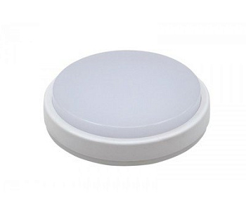 Светильник св/д ЖКХ СПБ-2 14W(1060Лм) 176-264V 6500K круг 135х135х50 белый IP65 General 