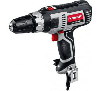 ДШ-М1-400-2 дрель-шуруповерт сетевая, 400 Вт, 0-450/0-1800 об/мин ЗУБР