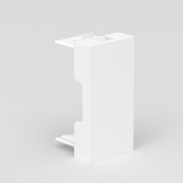 Donel Заглушка 1 мод., бел. (22.5х45мм)