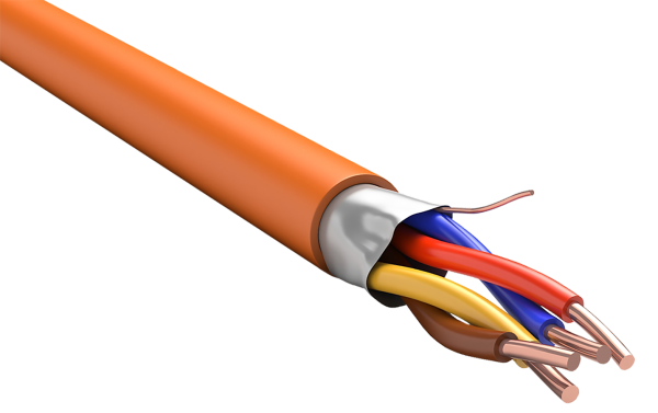 ITK Кабель огнестойкий КПСЭнг(А)-FRLS 1х2х0,35 оранжевый (200м)