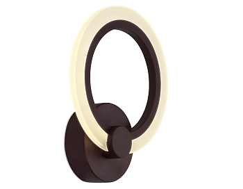 Настенный светодиодный светильник FA530 CF кофе 6400K/3000K/4200K 12W 230*190*60 Ambrella Light