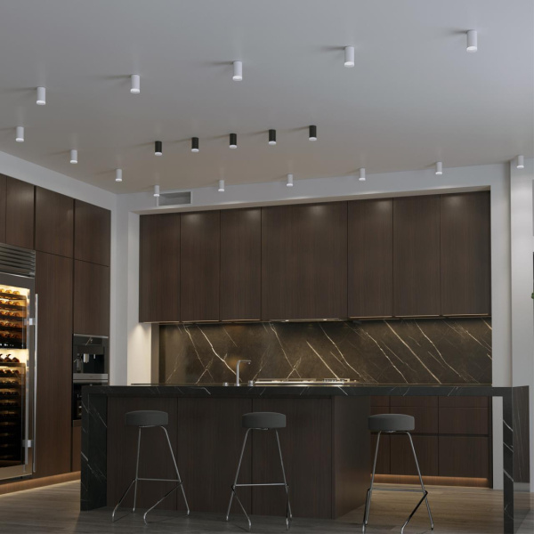 Св-к накл.IP20 GU10 9W 220V BRILL черный NOVOTECH