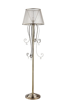 Напольный светильник (торшер) 1*E14 40Вт Бронза IP20 Simone FR2020-FL-01-BZ Freya