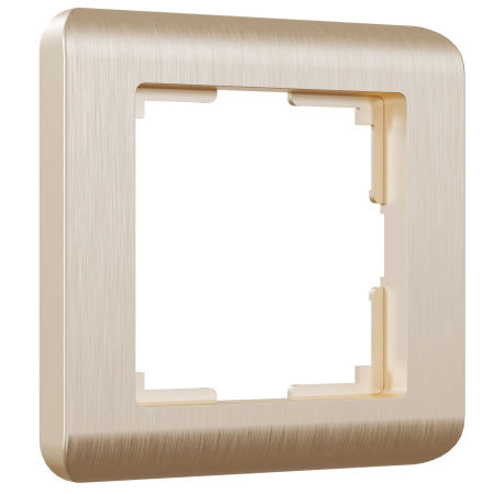 Stream Рамка горизонт/вертик 1 пост . шампань IP20 Werkel