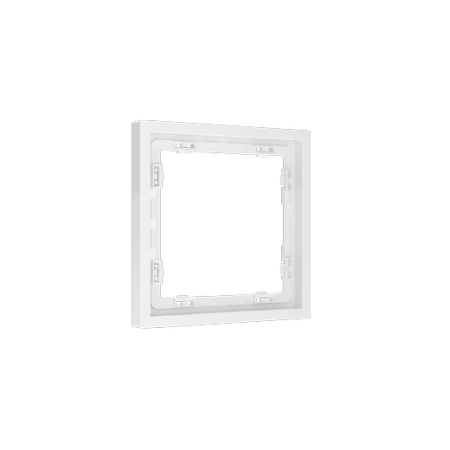 Рамка пластиковая Voltum S70 на 1 пост, (белый глянцевый)