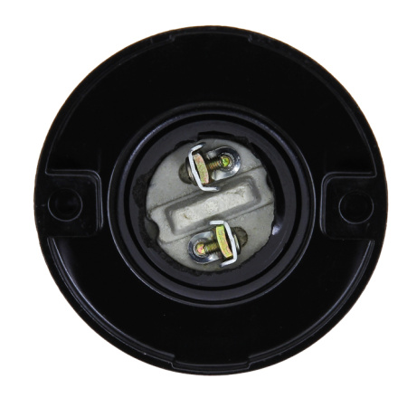 Патрон карболитовый наст, Е27 черн, наклонный PROxima EKF