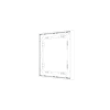 Рамка пластиковая Voltum S70 на 1 пост, (белый матовый)