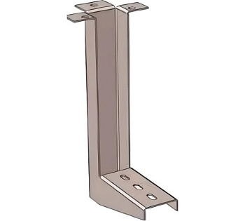 Консоль цельная потолочная КЦП400 У3, окрашенная, S1,5