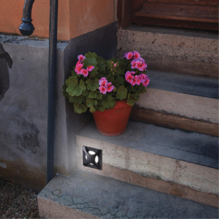 Подсветка ступеней IP65 LED 4000K 3W 220V SCALA черный B NOVOTECH