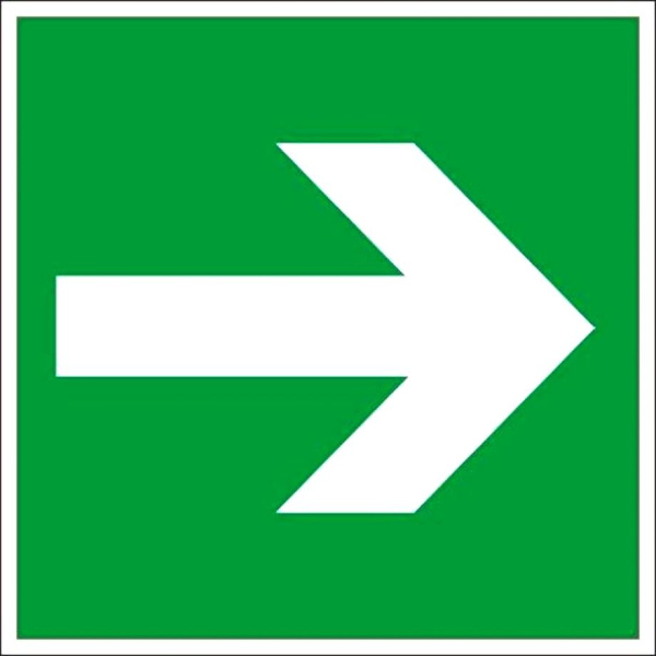 Знак "Направляющая стрелка" 200х200мм PROxima EKF