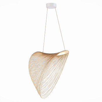 Светильник подвесной Белый/Древесный LED 1*24Вт 4000К SL6900.503.24 ST LUCE