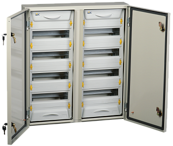 Корпус металлический распределительный ЩРн-2x48з-1 У2 IP54 PRO IEK