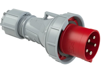 Вилка кабельная 035 63А 380AC 3P+PE+N 6ч IP67 КЭАЗ