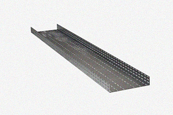 Лоток глухой ЛМГ 80х80х3000 УТ1,5, оцинкованный лист, S1,0