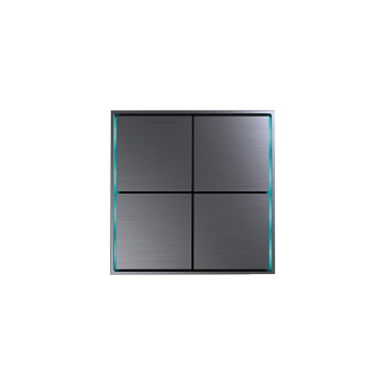 Donel Сенсорный кнопочный модуль KNX, 4/8 группы, космический серый. Серия устройств: DKNX