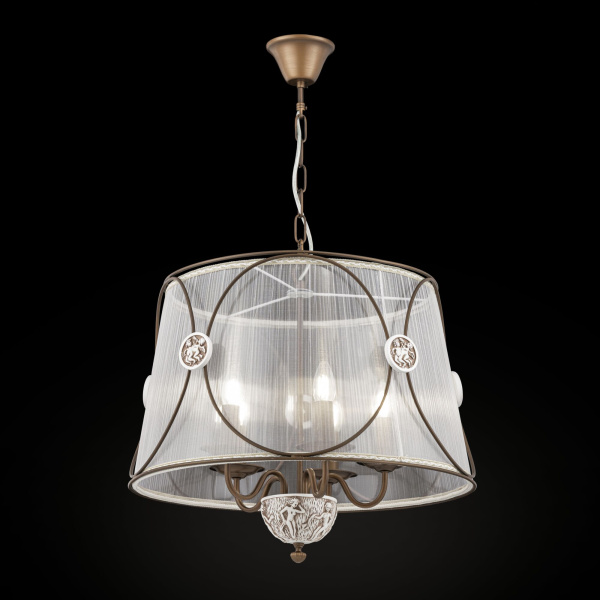 Подвесной светильник 5*E14 40Вт Бронза IP20 Letizia ARM365-05-R Maytoni