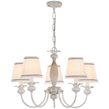 Люстра подвесная Белый/Бежевый E14 5*40Вт 313-003-05 VELANTE