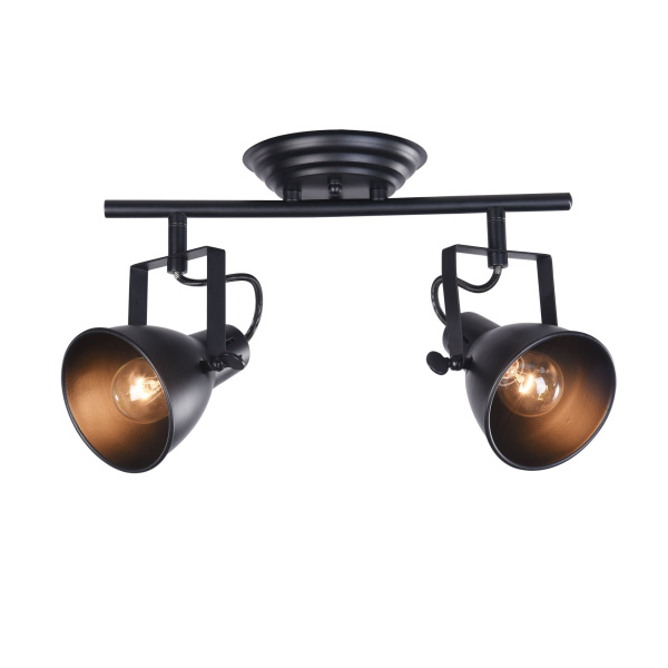 Светильник спот 2*E14 40Вт Черный IP20 Ibbi FR4276-CW-02-B Freya