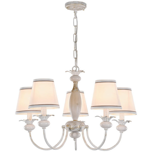 Люстра подвесная Белый/Бежевый E14 5*40Вт 313-003-05 VELANTE