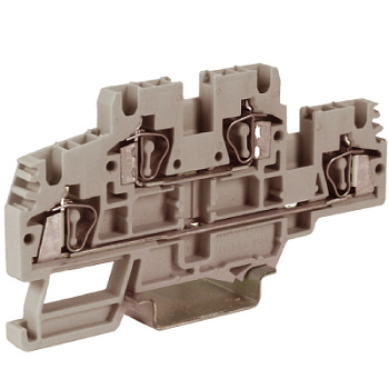 HMD.2GR(Ex), 2-х уровневый проходной зажим, серый, 2,5 кв.мм DKC