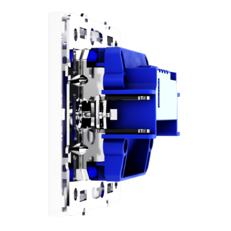 Подсветка светодиодная встраиваемая Voltum S70, (белый глянцевый)