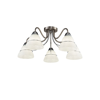 Люстра 5*E27 60Вт Никель IP20 Berta FR2013CL-05N Freya