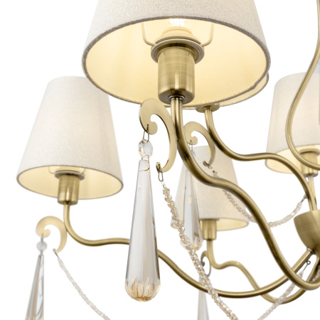 Люстра 9*E14 40Вт Латунь IP20 Madeline FR2019PL-09BS Freya