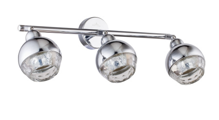 Светильник спот 3*GU10 50Вт Хром IP20 Facets SP006-CW-03-N Maytoni