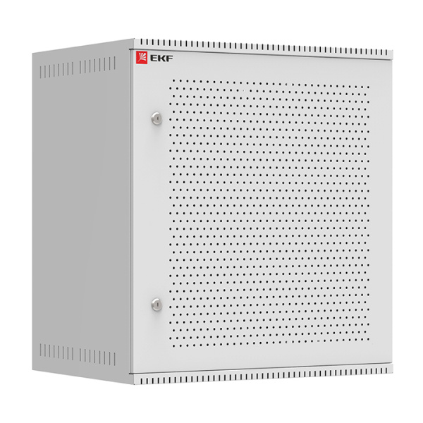 Шкаф телекоммуникационный настенный 12U (600х450) дверь перфорированная, Astra серия PROxima EKF