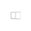 Рамка пластиковая Voltum S70 на 2 поста, (белый глянцевый)