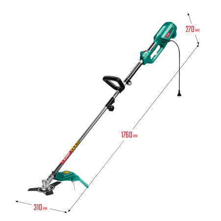 1300 Вт коса сетевая, ш/с 38/25 см ЗУБР