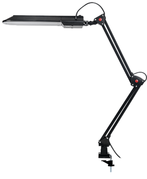 LIGHTING Светильник светодиодный настольный 2015 8Вт на струбцине черный IEK