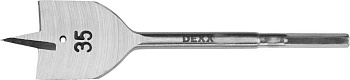 35x152мм, сверло перовое по дереву, шестигранный хвостовик DEXX