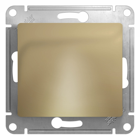 GLOSSA  Механизм переключателя СУ 1 кл. (перекрестн.) 10А титан IP20 Schneider Electric