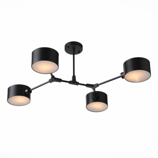 Люстра потолочная Черный/Черный E14 4*60Вт SLE183402-04 EVOLUCE