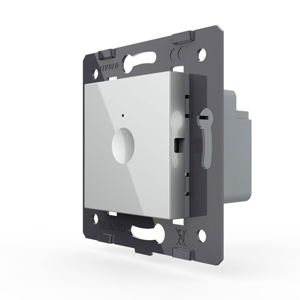 Одноклавишный сенсорный выключатель Module, цвет серый (механизм) Livolo