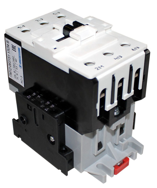 Пускатель электромагнитный ПМ12-063151 УХЛ4 В, 380В/50Гц, 2з+2р, вариант К, 63А, нереверсивный, без реле, IP20 Электротехник