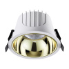 Св-к встр.св/д IP20 LED 4000К 30W 100-265V KNOF белый/золото NOVOTECH