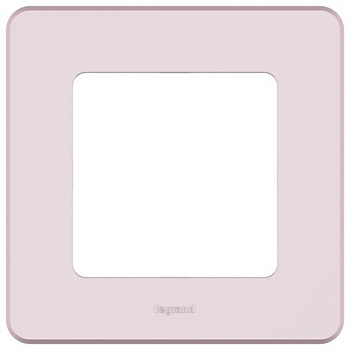 INSPIRIA Рамка горизонт/вертик 1 мест . розовый IP20 Legrand